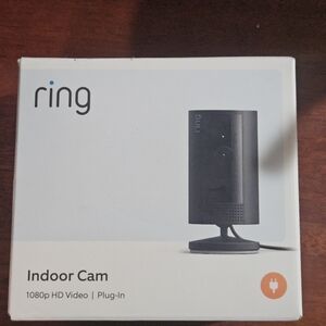 Ring Indoor Cam - White Box with Black Camera Image